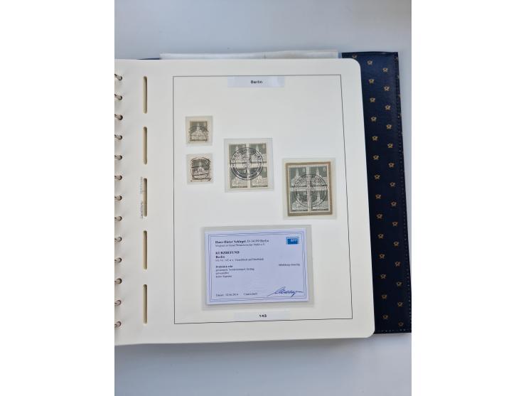 1948/90, umfangreiche Sammlung “Erst- und Letzttage” auf losen Marken, schönen Briefstücken, Briefen und Karten, dabei u.a. M