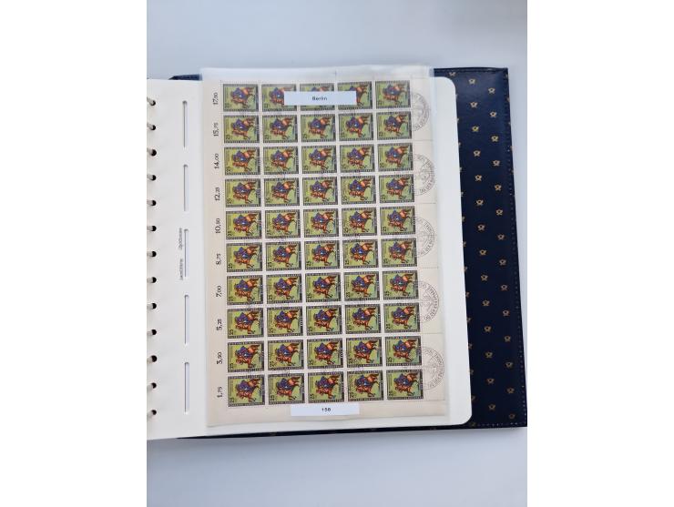 1948/90, umfangreiche Sammlung “Erst- und Letzttage” auf losen Marken, schönen Briefstücken, Briefen und Karten, dabei u.a. M