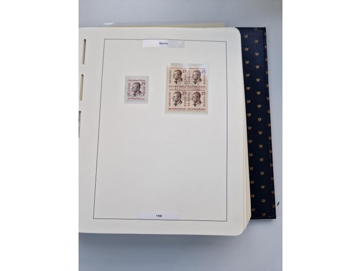 1948/90, umfangreiche Sammlung “Erst- und Letzttage” auf losen Marken, schönen Briefstücken, Briefen und Karten, dabei u.a. M