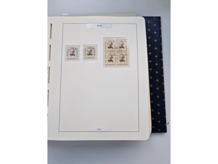 1948/90, umfangreiche Sammlung “Erst- und Letzttage” auf losen Marken, schönen Briefstücken, Briefen und Karten, dabei u.a. M