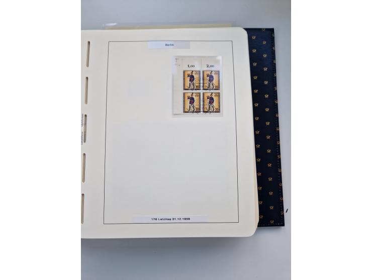 1948/90, umfangreiche Sammlung “Erst- und Letzttage” auf losen Marken, schönen Briefstücken, Briefen und Karten, dabei u.a. M