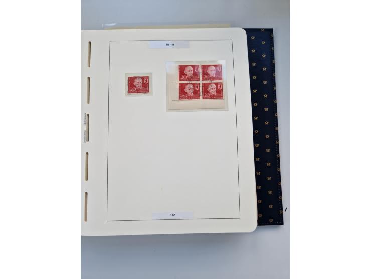 1948/90, umfangreiche Sammlung “Erst- und Letzttage” auf losen Marken, schönen Briefstücken, Briefen und Karten, dabei u.a. M