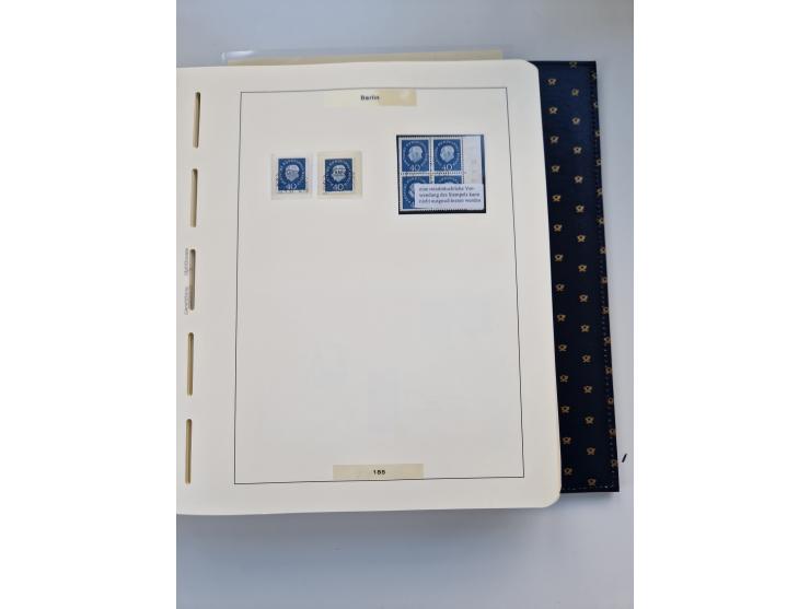 1948/90, umfangreiche Sammlung “Erst- und Letzttage” auf losen Marken, schönen Briefstücken, Briefen und Karten, dabei u.a. M