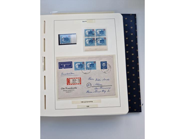 1948/90, umfangreiche Sammlung “Erst- und Letzttage” auf losen Marken, schönen Briefstücken, Briefen und Karten, dabei u.a. M