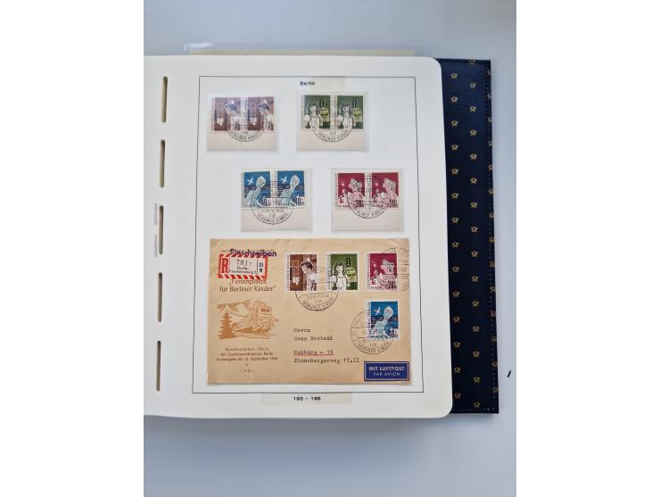 1948/90, umfangreiche Sammlung “Erst- und Letzttage” auf losen Marken, schönen Briefstücken, Briefen und Karten, dabei u.a. M