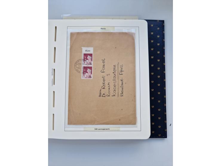 1948/90, umfangreiche Sammlung “Erst- und Letzttage” auf losen Marken, schönen Briefstücken, Briefen und Karten, dabei u.a. M