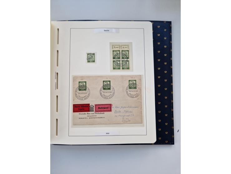 1948/90, umfangreiche Sammlung “Erst- und Letzttage” auf losen Marken, schönen Briefstücken, Briefen und Karten, dabei u.a. M