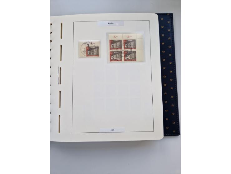 1948/90, umfangreiche Sammlung “Erst- und Letzttage” auf losen Marken, schönen Briefstücken, Briefen und Karten, dabei u.a. M