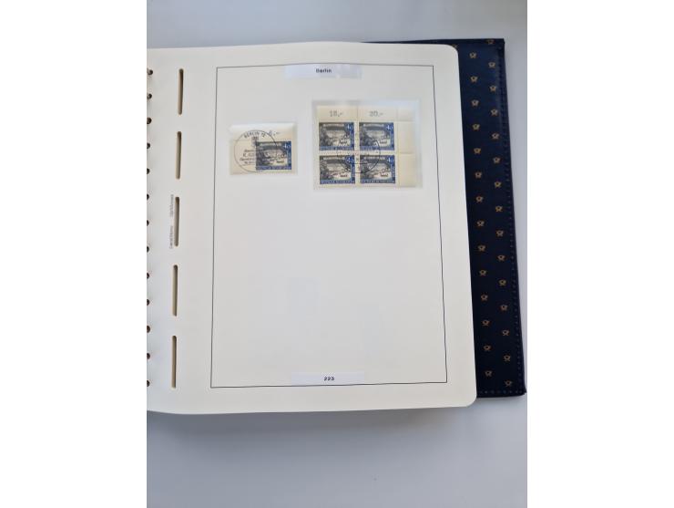 1948/90, umfangreiche Sammlung “Erst- und Letzttage” auf losen Marken, schönen Briefstücken, Briefen und Karten, dabei u.a. M