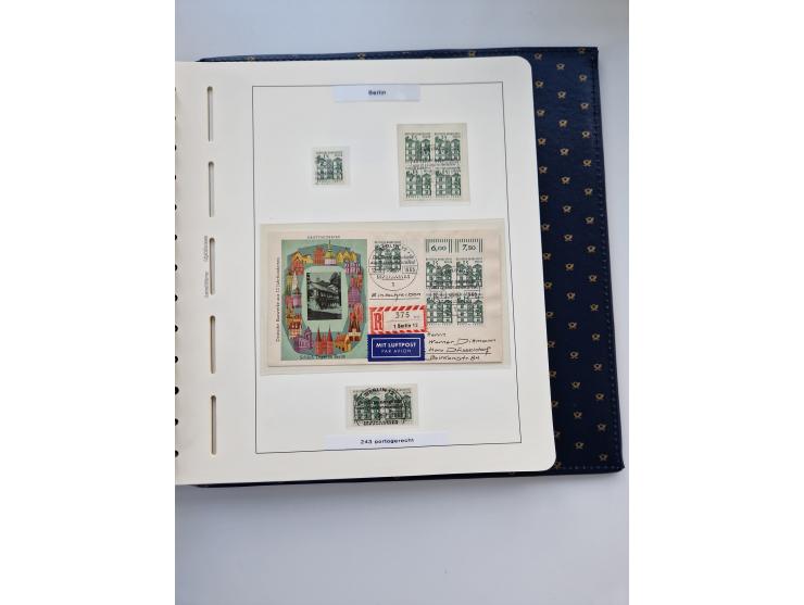 1948/90, umfangreiche Sammlung “Erst- und Letzttage” auf losen Marken, schönen Briefstücken, Briefen und Karten, dabei u.a. M