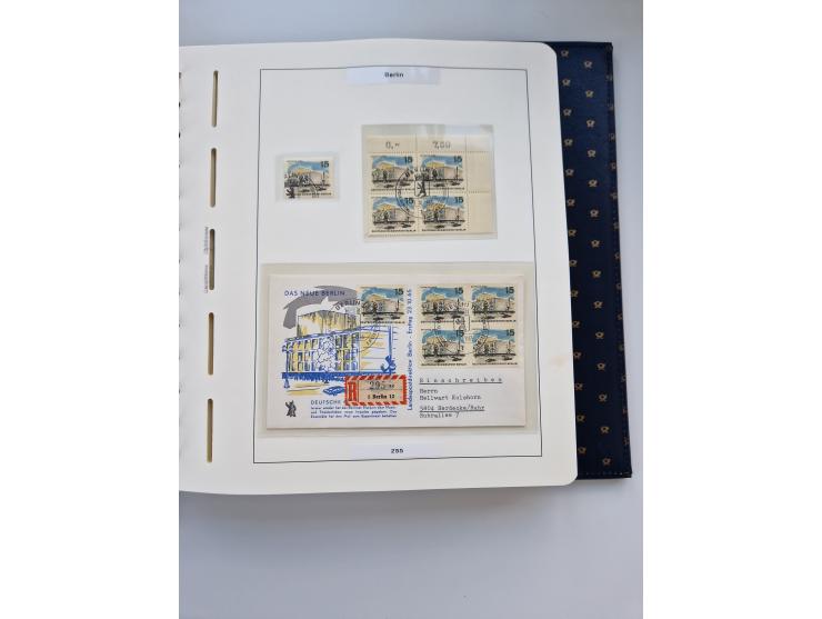 1948/90, umfangreiche Sammlung “Erst- und Letzttage” auf losen Marken, schönen Briefstücken, Briefen und Karten, dabei u.a. M