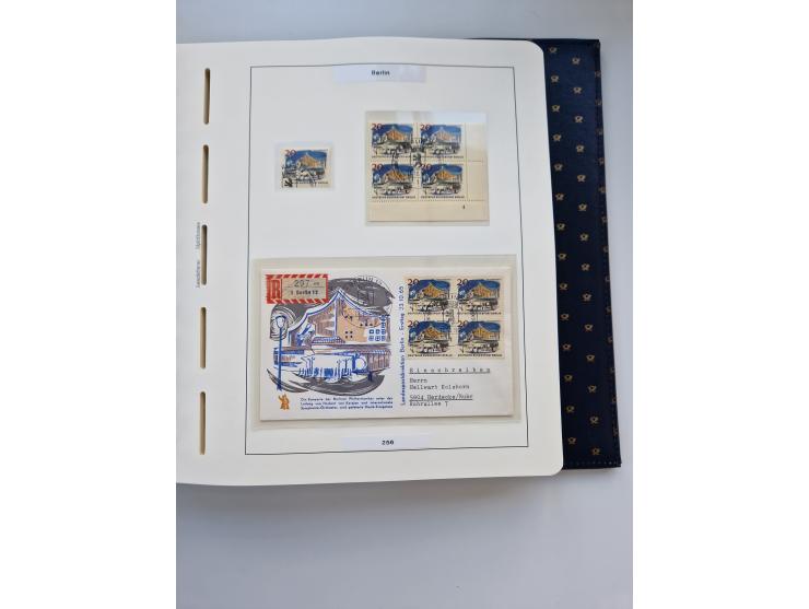 1948/90, umfangreiche Sammlung “Erst- und Letzttage” auf losen Marken, schönen Briefstücken, Briefen und Karten, dabei u.a. M