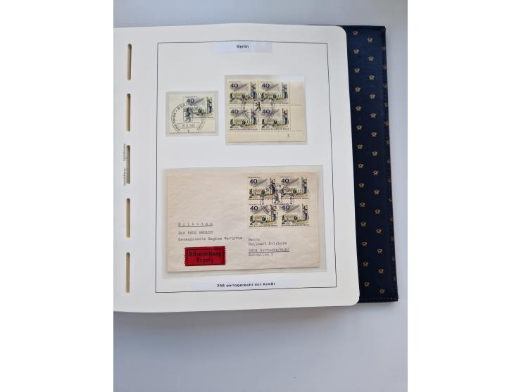 1948/90, umfangreiche Sammlung “Erst- und Letzttage” auf losen Marken, schönen Briefstücken, Briefen und Karten, dabei u.a. M