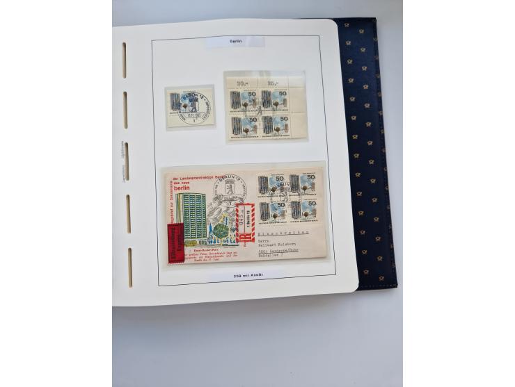 1948/90, umfangreiche Sammlung “Erst- und Letzttage” auf losen Marken, schönen Briefstücken, Briefen und Karten, dabei u.a. M