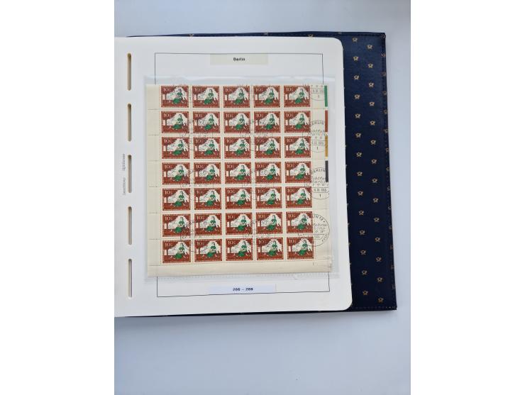 1948/90, umfangreiche Sammlung “Erst- und Letzttage” auf losen Marken, schönen Briefstücken, Briefen und Karten, dabei u.a. M