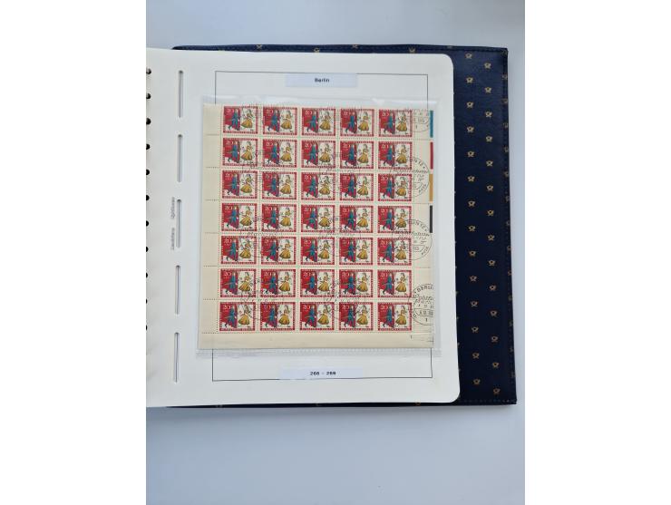 1948/90, umfangreiche Sammlung “Erst- und Letzttage” auf losen Marken, schönen Briefstücken, Briefen und Karten, dabei u.a. M