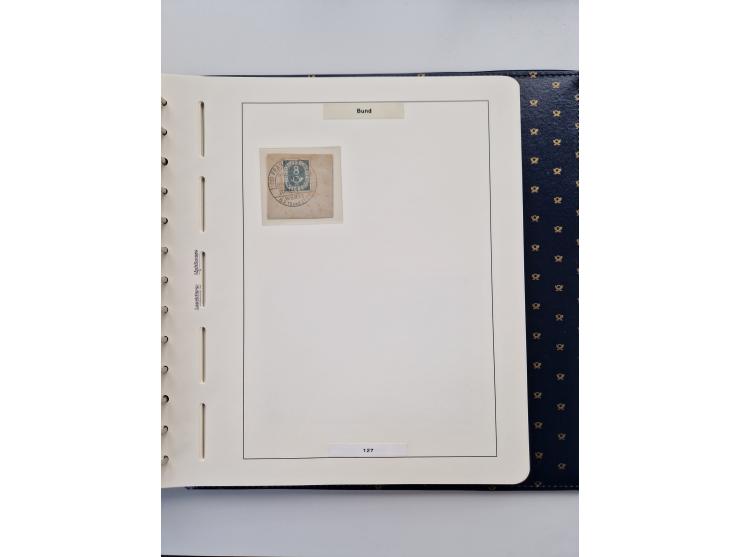 1949/90, umfangreiche Sammlung “Erst- und Letzttage” mit vielen losen Marken, Einheiten, kpl. Bogen, schönen Briefstücken, Br