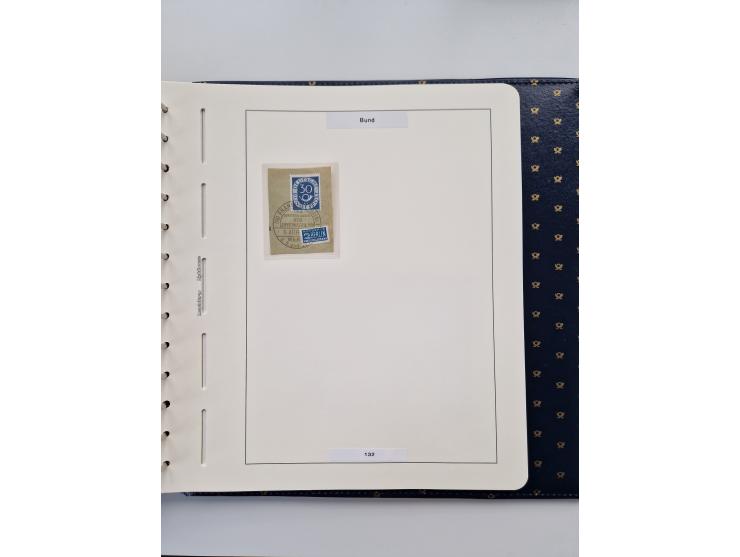 1949/90, umfangreiche Sammlung “Erst- und Letzttage” mit vielen losen Marken, Einheiten, kpl. Bogen, schönen Briefstücken, Br