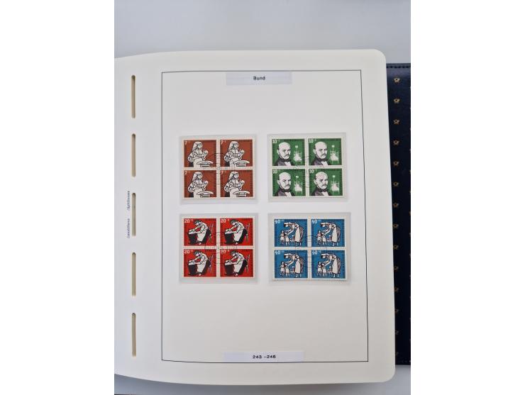 1949/90, umfangreiche Sammlung “Erst- und Letzttage” mit vielen losen Marken, Einheiten, kpl. Bogen, schönen Briefstücken, Br