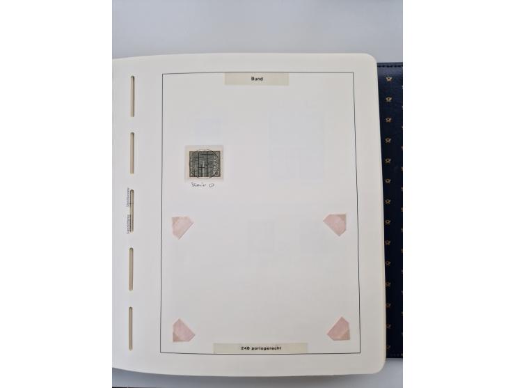 1949/90, umfangreiche Sammlung “Erst- und Letzttage” mit vielen losen Marken, Einheiten, kpl. Bogen, schönen Briefstücken, Br