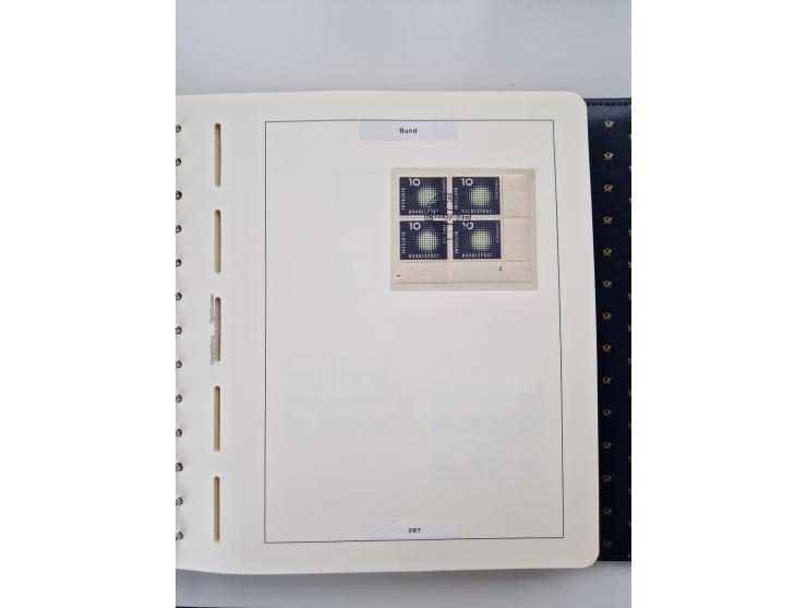 1949/90, umfangreiche Sammlung “Erst- und Letzttage” mit vielen losen Marken, Einheiten, kpl. Bogen, schönen Briefstücken, Br