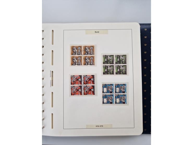 1949/90, umfangreiche Sammlung “Erst- und Letzttage” mit vielen losen Marken, Einheiten, kpl. Bogen, schönen Briefstücken, Br