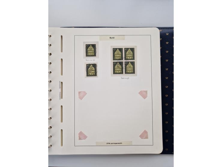 1949/90, umfangreiche Sammlung “Erst- und Letzttage” mit vielen losen Marken, Einheiten, kpl. Bogen, schönen Briefstücken, Br