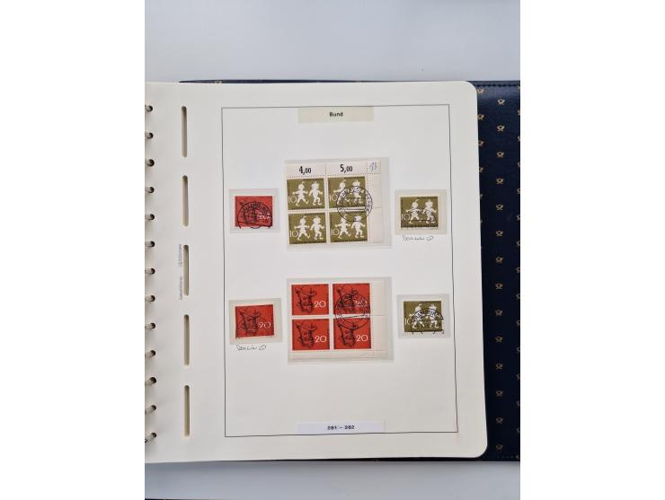 1949/90, umfangreiche Sammlung “Erst- und Letzttage” mit vielen losen Marken, Einheiten, kpl. Bogen, schönen Briefstücken, Br