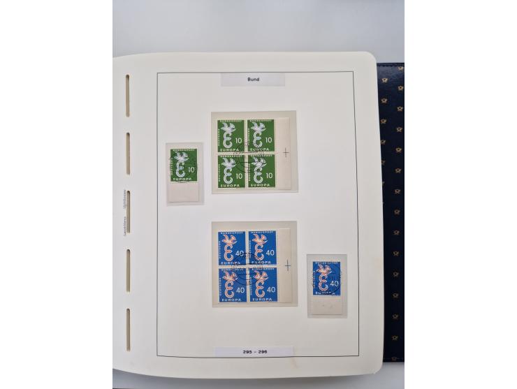 1949/90, umfangreiche Sammlung “Erst- und Letzttage” mit vielen losen Marken, Einheiten, kpl. Bogen, schönen Briefstücken, Br