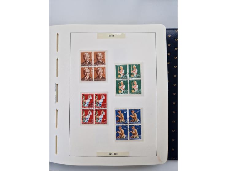 1949/90, umfangreiche Sammlung “Erst- und Letzttage” mit vielen losen Marken, Einheiten, kpl. Bogen, schönen Briefstücken, Br