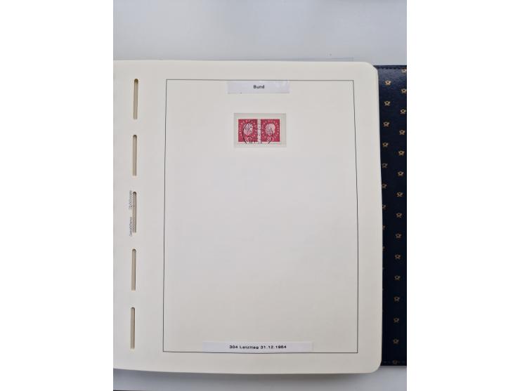 1949/90, umfangreiche Sammlung “Erst- und Letzttage” mit vielen losen Marken, Einheiten, kpl. Bogen, schönen Briefstücken, Br