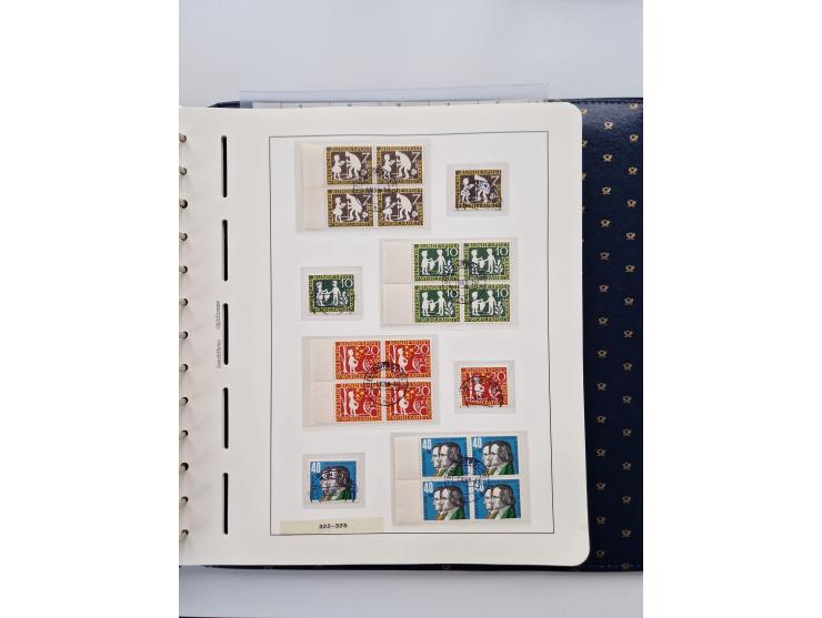 1949/90, umfangreiche Sammlung “Erst- und Letzttage” mit vielen losen Marken, Einheiten, kpl. Bogen, schönen Briefstücken, Br