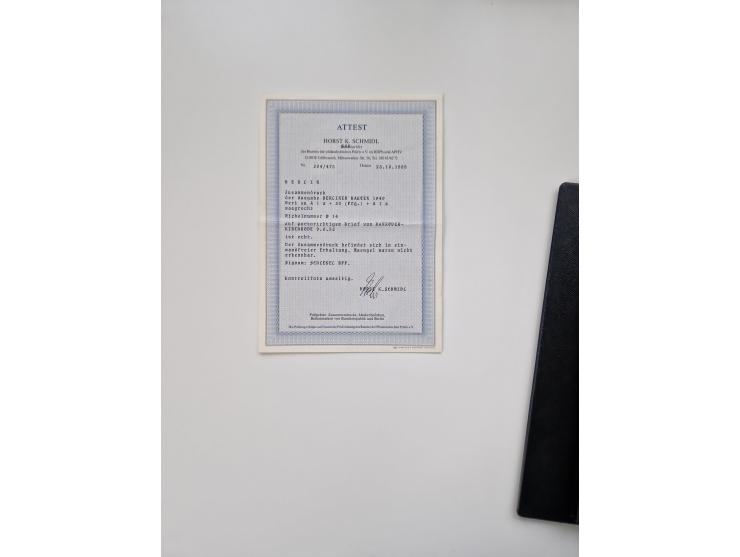 1949/52, umfangreiche Sammlung mit über 260 Briefen und Karten, dabei viele bessere Zusammendrucke mit u.a. W10 mit Zufrankat