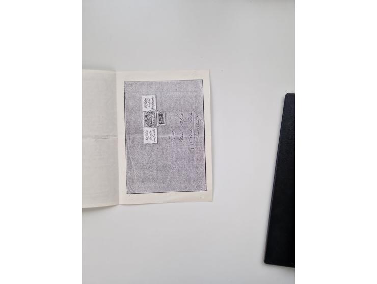 1949/52, umfangreiche Sammlung mit über 260 Briefen und Karten, dabei viele bessere Zusammendrucke mit u.a. W10 mit Zufrankat