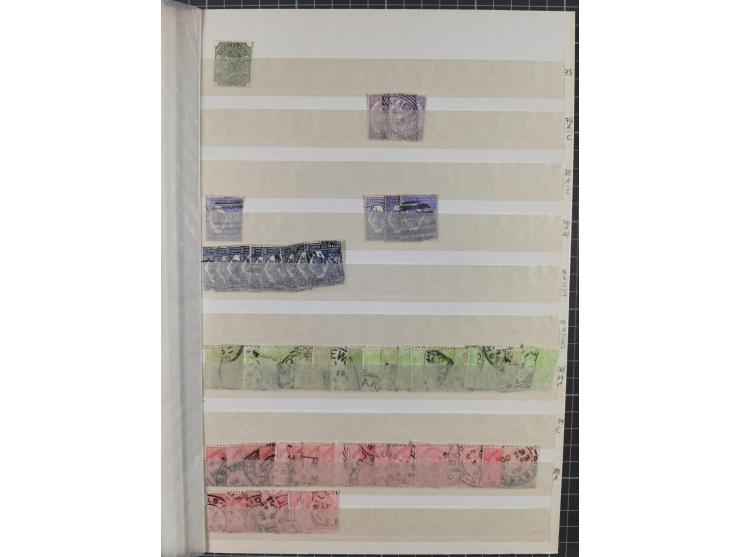 1860/1900 (ca.), used and mint balance of apprx. 800 stamps (apprx. 320 South Australia, apprx. 190 Tasmania, apprx. 290 West