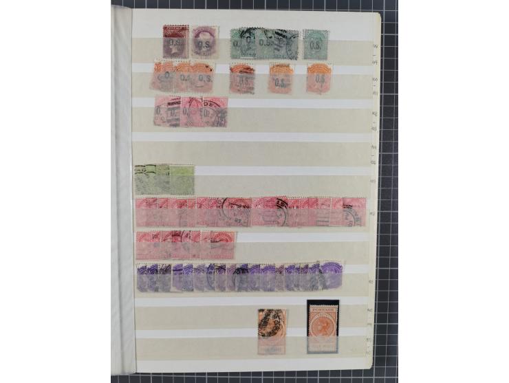 1860/1900 (ca.), used and mint balance of apprx. 800 stamps (apprx. 320 South Australia, apprx. 190 Tasmania, apprx. 290 West