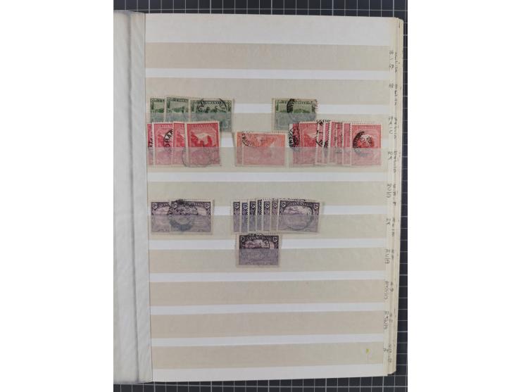 1860/1900 (ca.), used and mint balance of apprx. 800 stamps (apprx. 320 South Australia, apprx. 190 Tasmania, apprx. 290 West