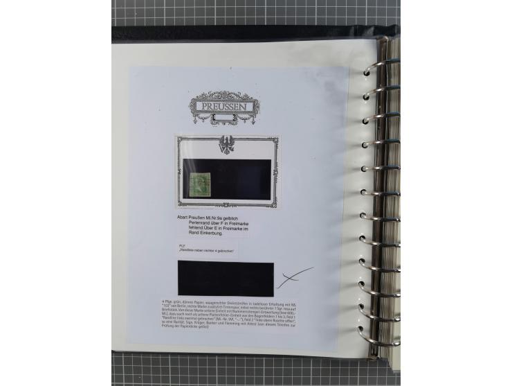 1850/60, meist gestempelte Sammlung ab Mi.-Nr. 1 mit u.a. waagerechtem Paar Mi.-Nr. 1 (sign. Brettl BPP) und 2 NDI ungebrauch