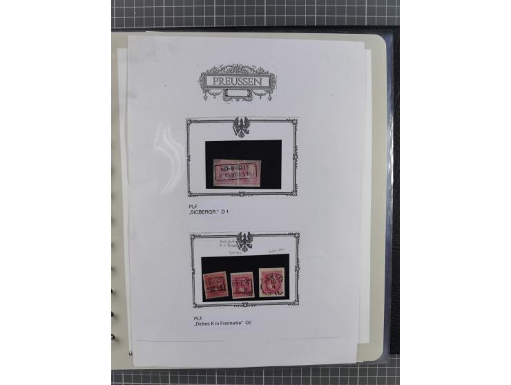 1850/60, meist gestempelte Sammlung ab Mi.-Nr. 1 mit u.a. waagerechtem Paar Mi.-Nr. 1 (sign. Brettl BPP) und 2 NDI ungebrauch