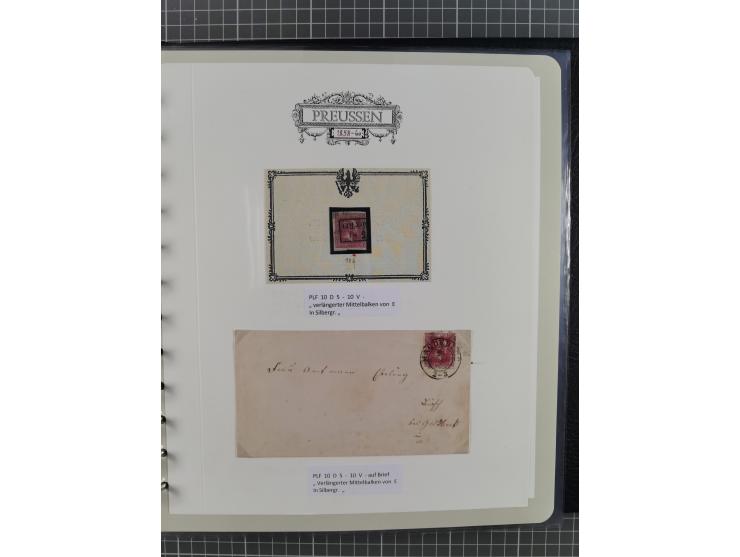 1850/60, meist gestempelte Sammlung ab Mi.-Nr. 1 mit u.a. waagerechtem Paar Mi.-Nr. 1 (sign. Brettl BPP) und 2 NDI ungebrauch