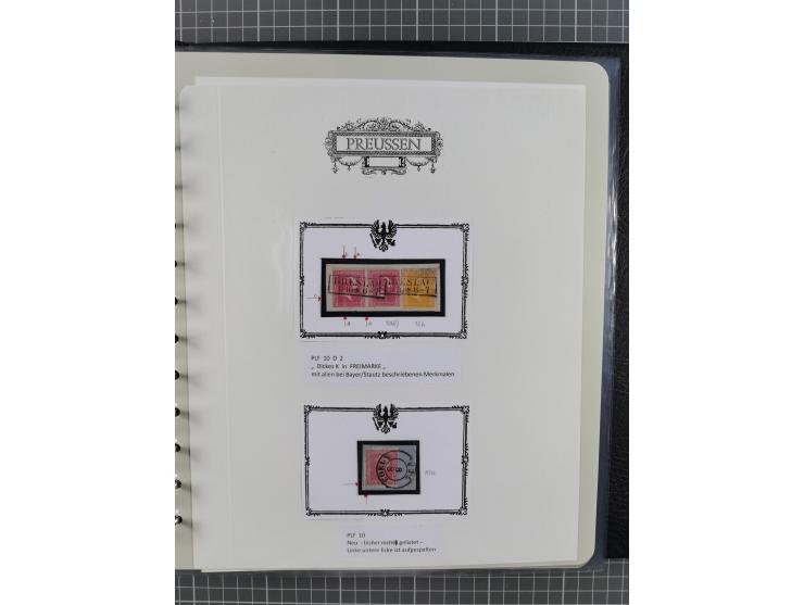 1850/60, meist gestempelte Sammlung ab Mi.-Nr. 1 mit u.a. waagerechtem Paar Mi.-Nr. 1 (sign. Brettl BPP) und 2 NDI ungebrauch