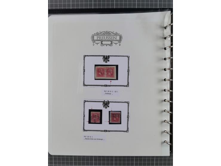 1850/60, meist gestempelte Sammlung ab Mi.-Nr. 1 mit u.a. waagerechtem Paar Mi.-Nr. 1 (sign. Brettl BPP) und 2 NDI ungebrauch