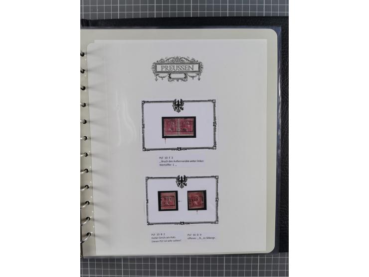 1850/60, meist gestempelte Sammlung ab Mi.-Nr. 1 mit u.a. waagerechtem Paar Mi.-Nr. 1 (sign. Brettl BPP) und 2 NDI ungebrauch