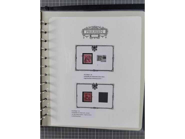 1850/60, meist gestempelte Sammlung ab Mi.-Nr. 1 mit u.a. waagerechtem Paar Mi.-Nr. 1 (sign. Brettl BPP) und 2 NDI ungebrauch