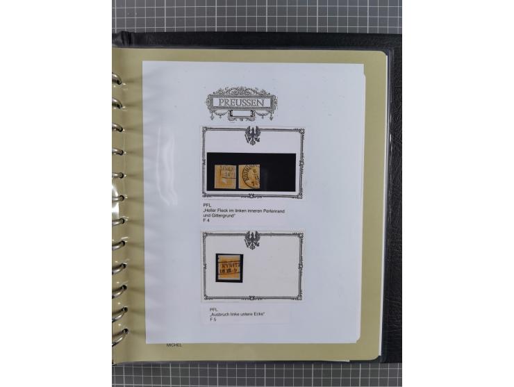 1850/60, meist gestempelte Sammlung ab Mi.-Nr. 1 mit u.a. waagerechtem Paar Mi.-Nr. 1 (sign. Brettl BPP) und 2 NDI ungebrauch