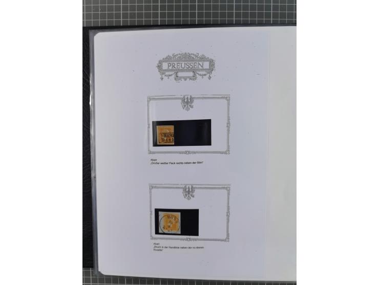 1850/60, meist gestempelte Sammlung ab Mi.-Nr. 1 mit u.a. waagerechtem Paar Mi.-Nr. 1 (sign. Brettl BPP) und 2 NDI ungebrauch