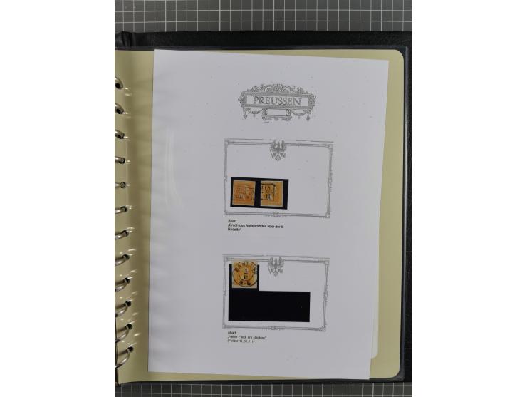 1850/60, meist gestempelte Sammlung ab Mi.-Nr. 1 mit u.a. waagerechtem Paar Mi.-Nr. 1 (sign. Brettl BPP) und 2 NDI ungebrauch