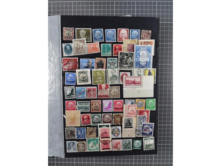 1872/1960 (ca.), ungebrauchte/postfrische und gestempelte Partie ab Altdeutschland über Kolonien, Deutsches Reich, Saar, DDR,