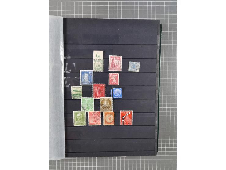 1872/1960 (ca.), ungebrauchte/postfrische und gestempelte Partie ab Altdeutschland über Kolonien, Deutsches Reich, Saar, DDR,