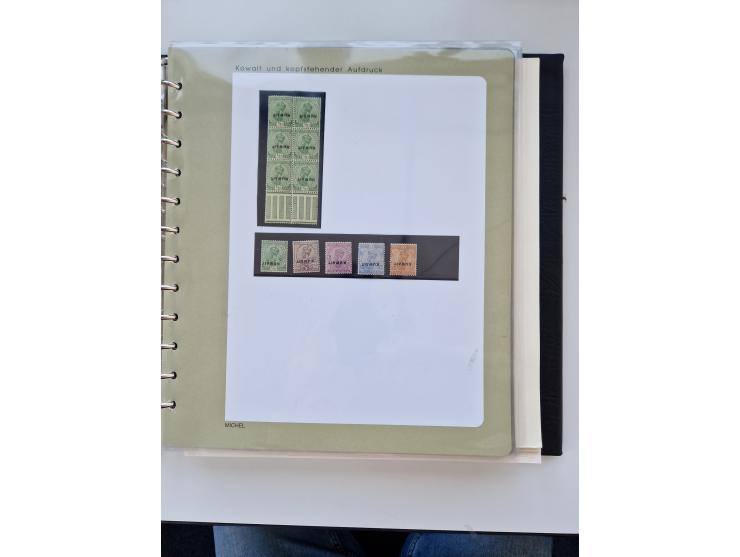 1923/61, mostly unmounted mint and unused collection incl. official stamps and duplicate, some better and complete sets, with